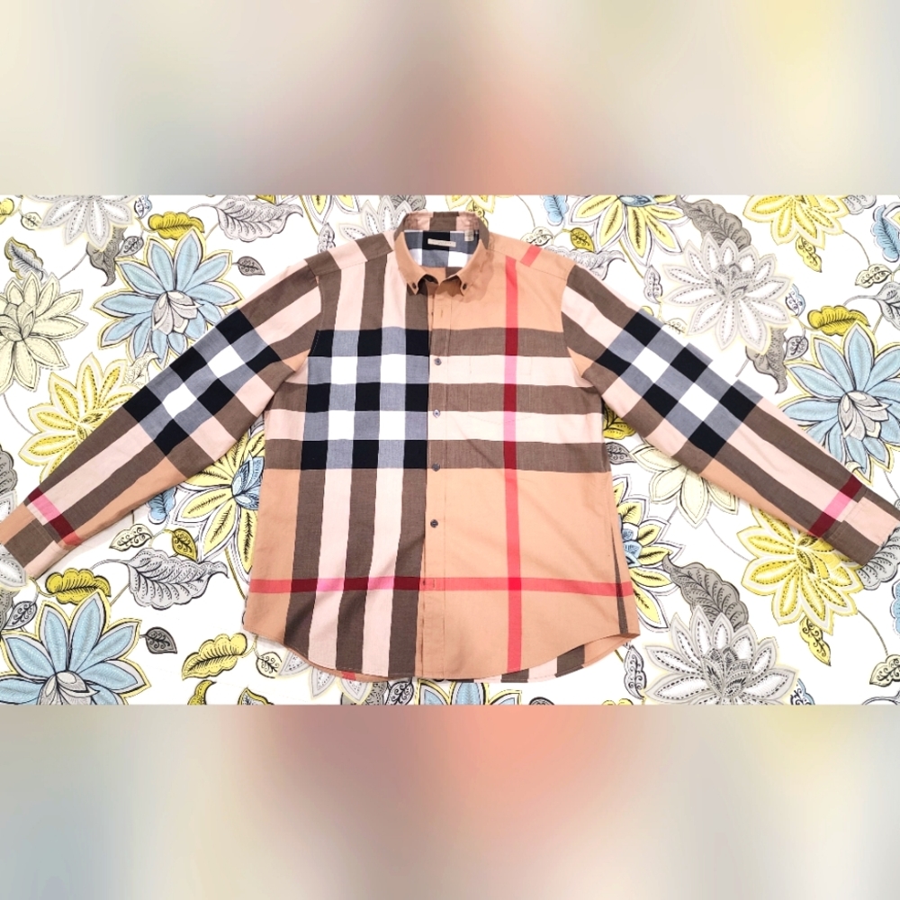 NWOT Burberry BRIT "Fred" Exploded Nova Check sz XL
